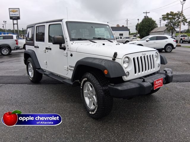 Used 2017 Jeep Wrangler Unlimited Sport S with VIN 1C4BJWDG1HL588467 for sale in Altavista, VA