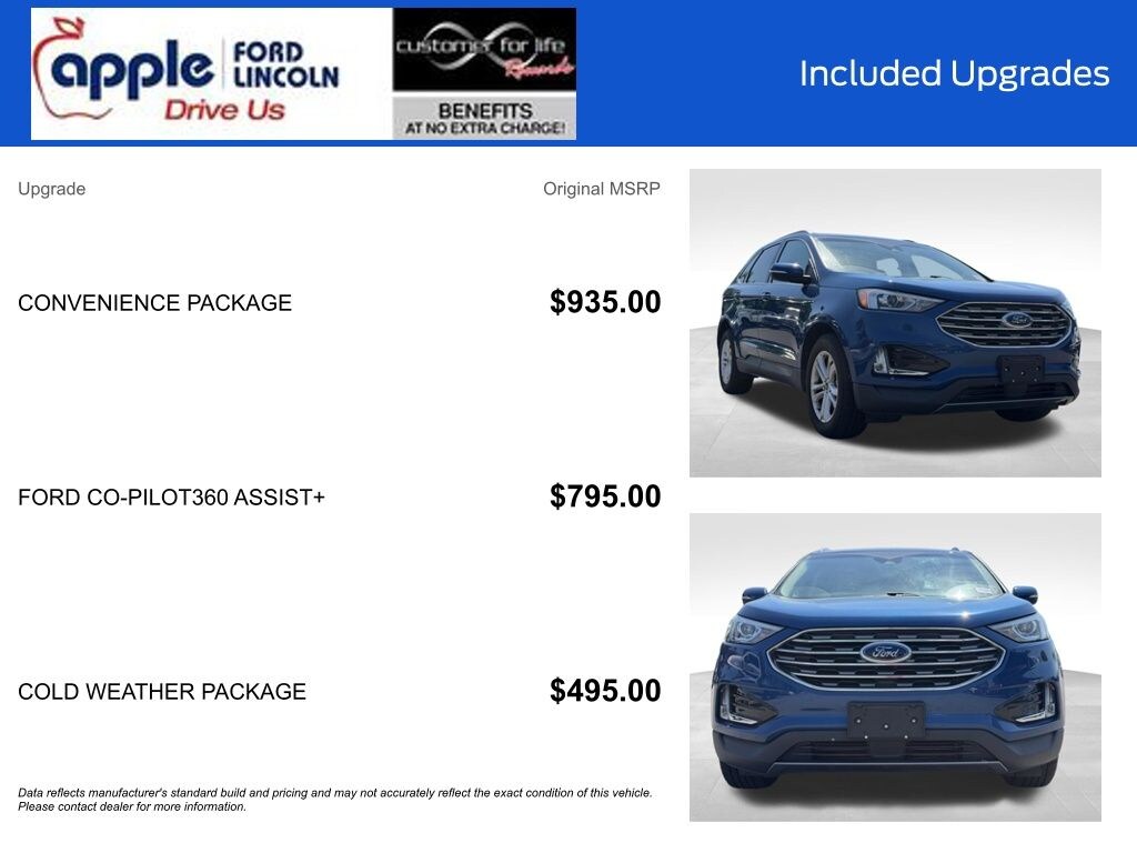 Certified 2020 Ford Edge SEL SUV