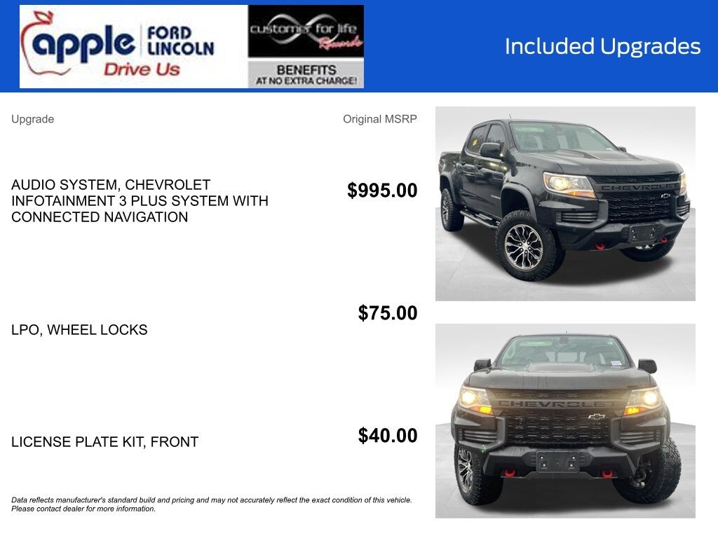 Certified 2021 Chevrolet Colorado ZR2 Truck