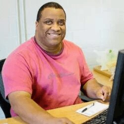 Staff member Carlos Cully from cb4df3d78efc