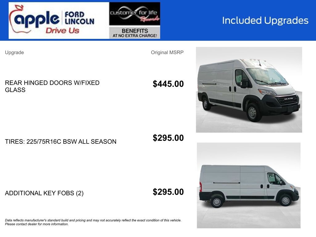 Certified 2023 Ram Promaster 2500 High Roof Cargo Van