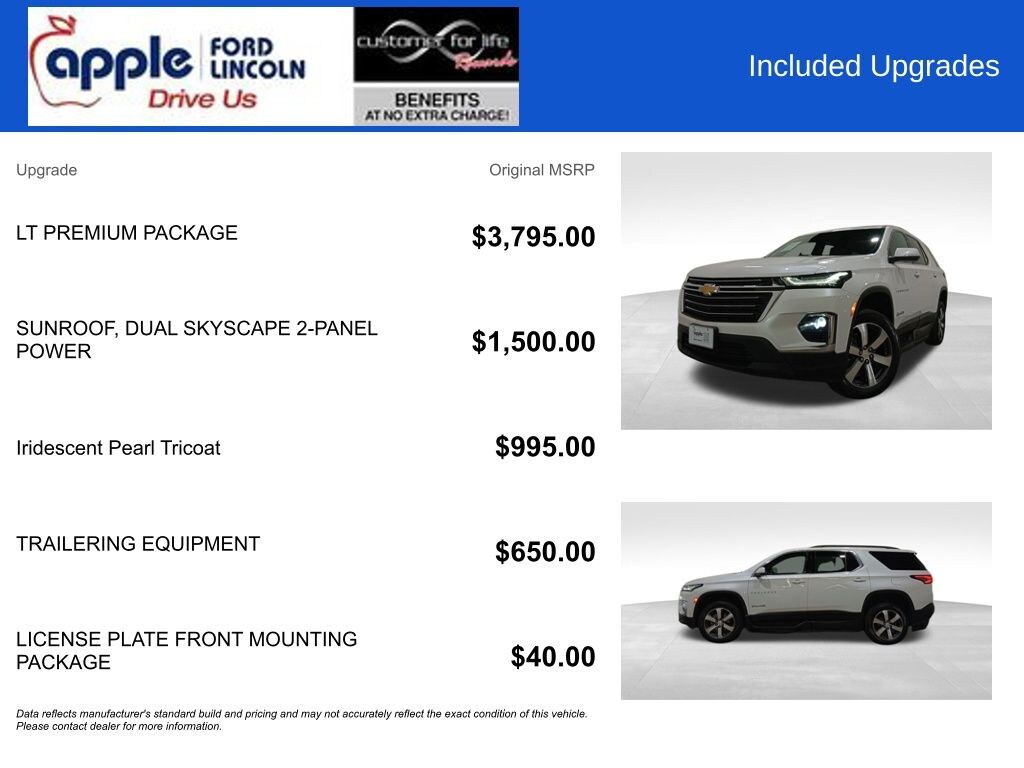 Used 2022 Chevrolet Traverse LT Leather SUV