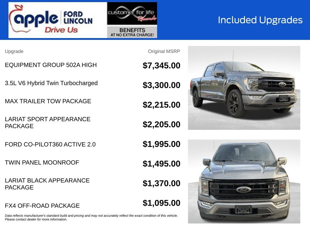 Certified 2022 Ford F-150 Lariat Truck