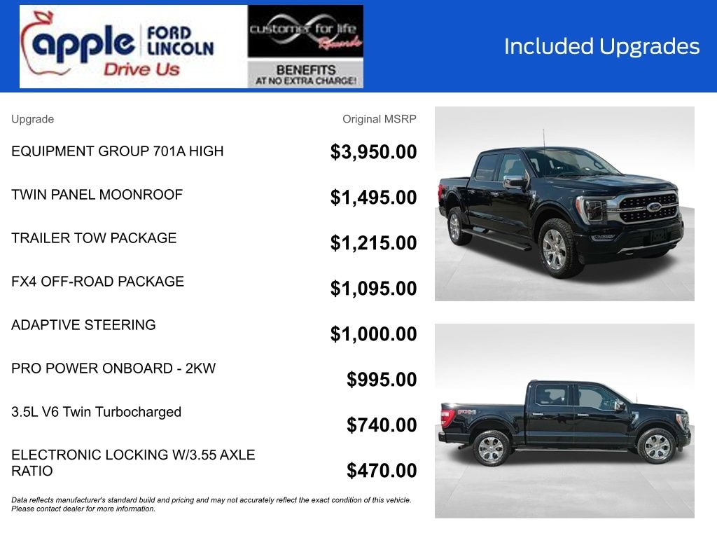 Certified 2022 Ford F-150 Platinum Truck