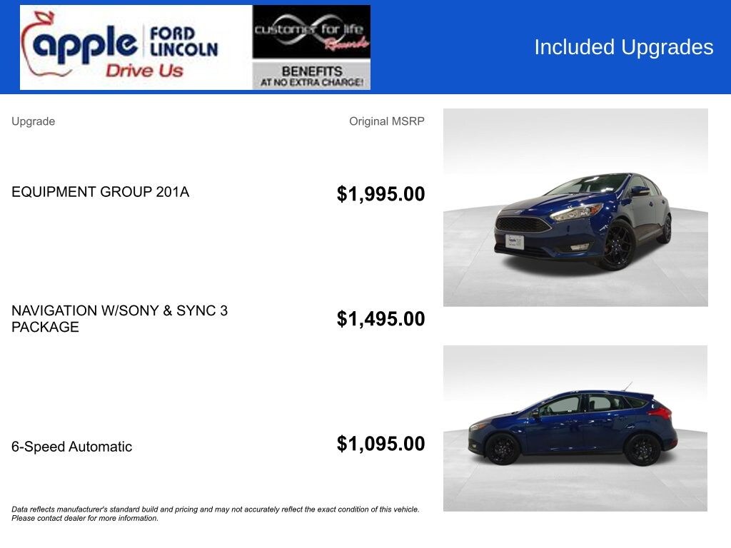 Used 2016 Ford Focus SE Hatchback