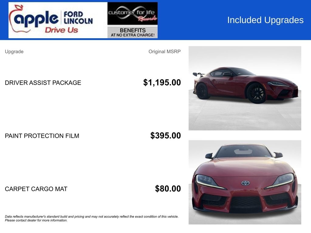 Used 2020 Toyota Supra 3.0 Coupe