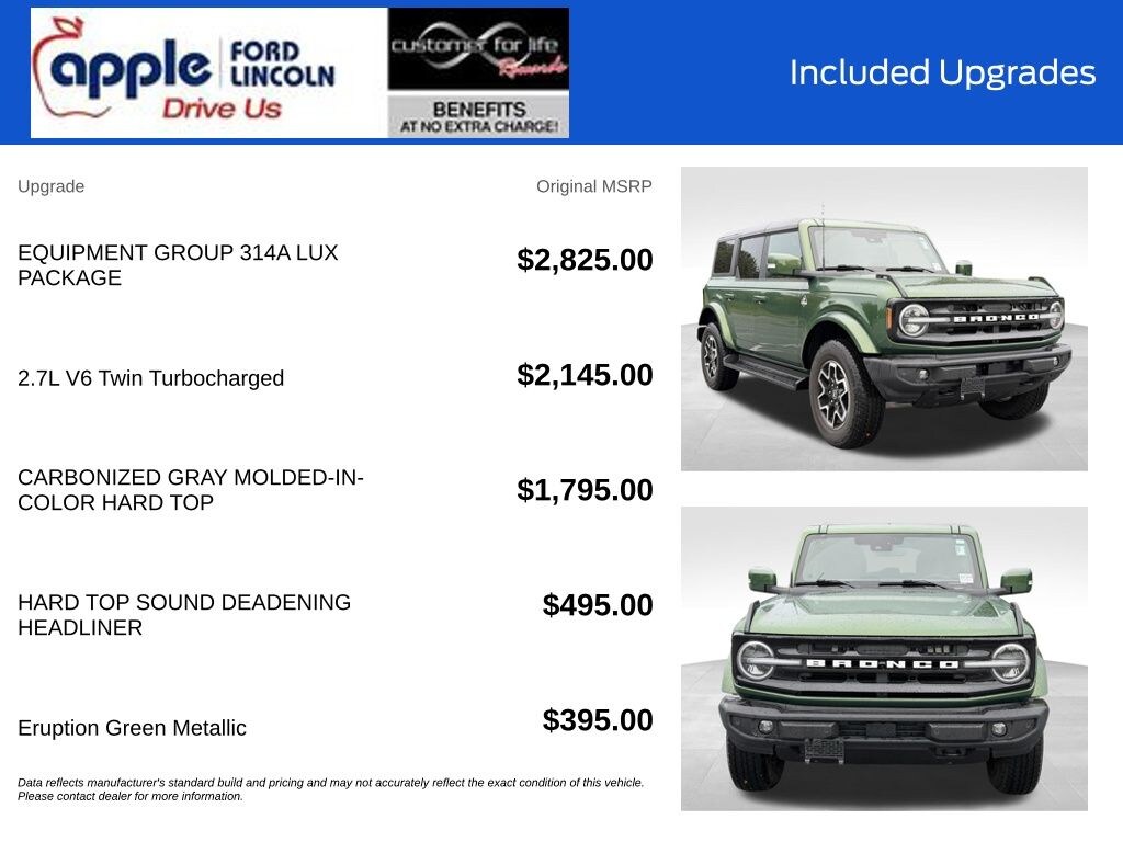 Certified 2025 Ford Bronco Outer Banks SUV