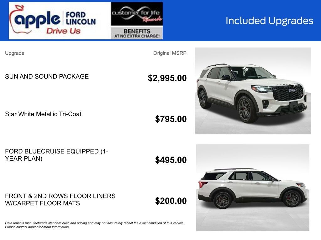 Certified 2025 Ford Explorer ST SUV