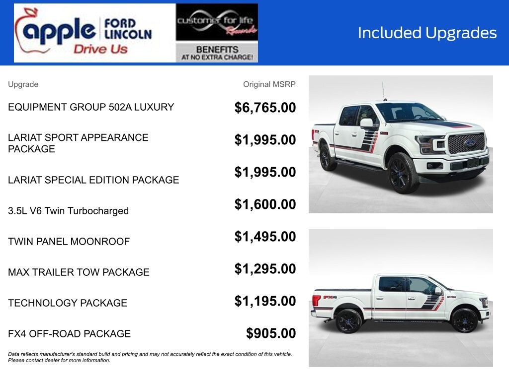 Certified 2020 Ford F-150 Lariat Truck