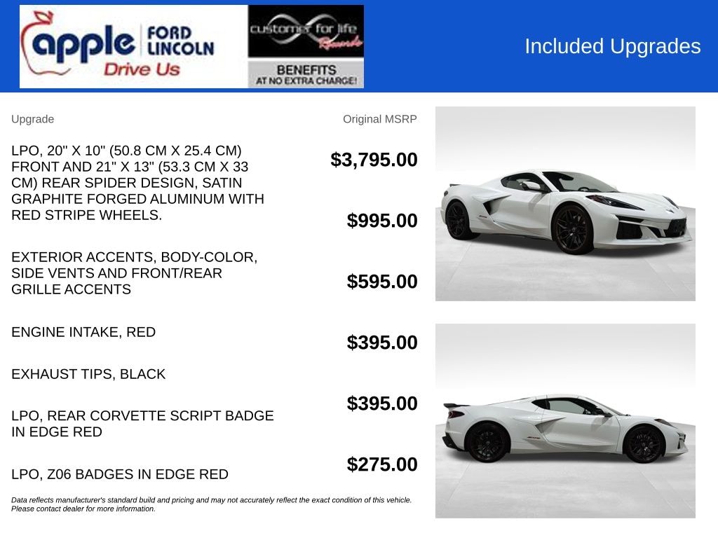 Used 2025 Chevrolet Corvette Z06 Coupe