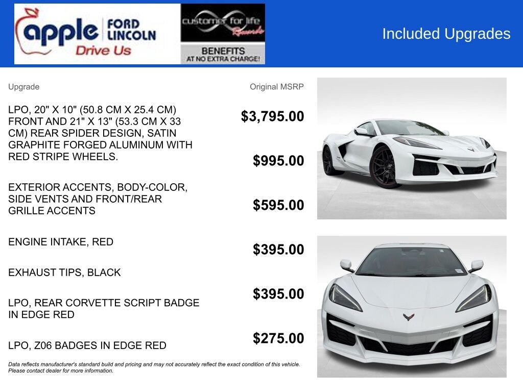 Used 2025 Chevrolet Corvette Z06 Coupe