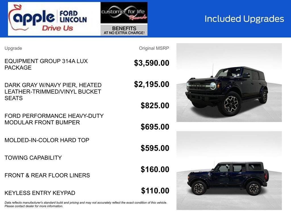 Certified 2021 Ford Bronco Outer Banks SUV