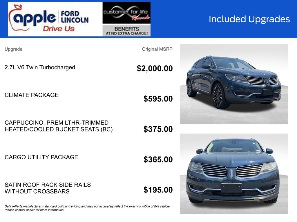 Certified 2016 Lincoln MKX Reserve SUV