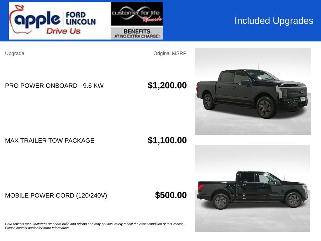 Used 2024 Ford F-150 Lightning Flash Truck