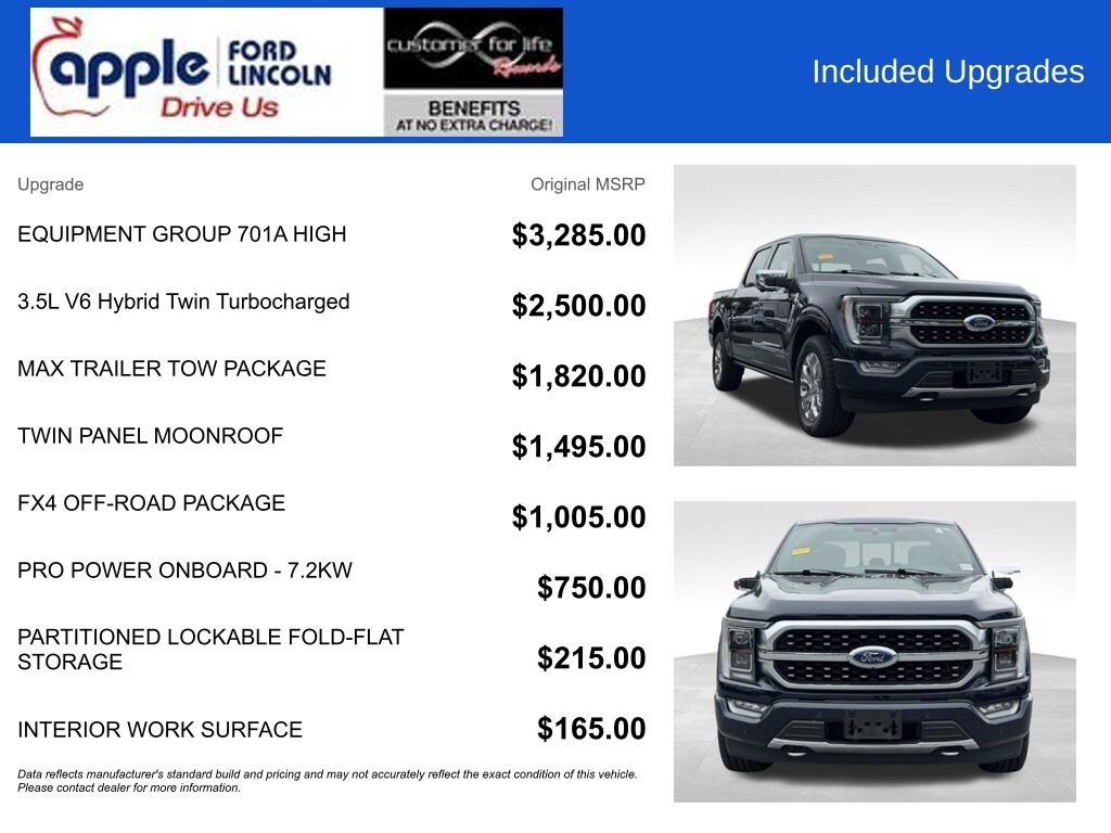 Used 2021 Ford F-150 Platinum Truck
