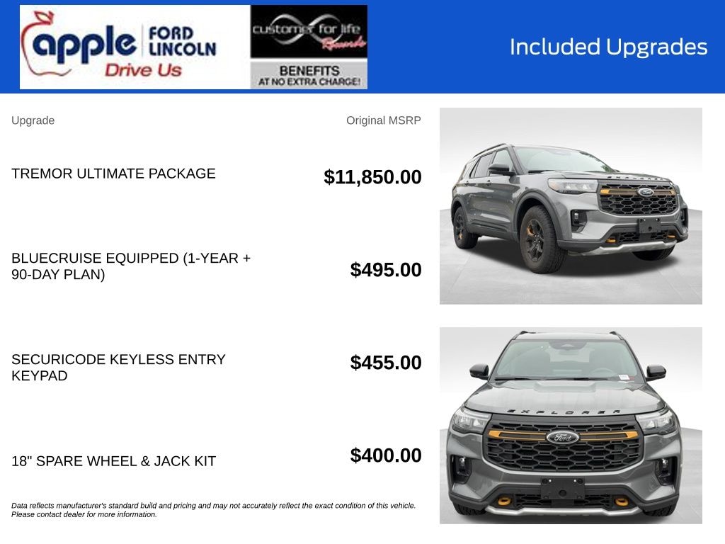 Certified 2026 Ford Explorer Tremor SUV