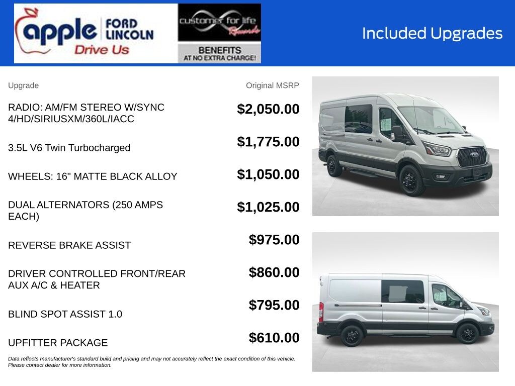 Certified 2023 Ford Transit-350 Base Cargo Van