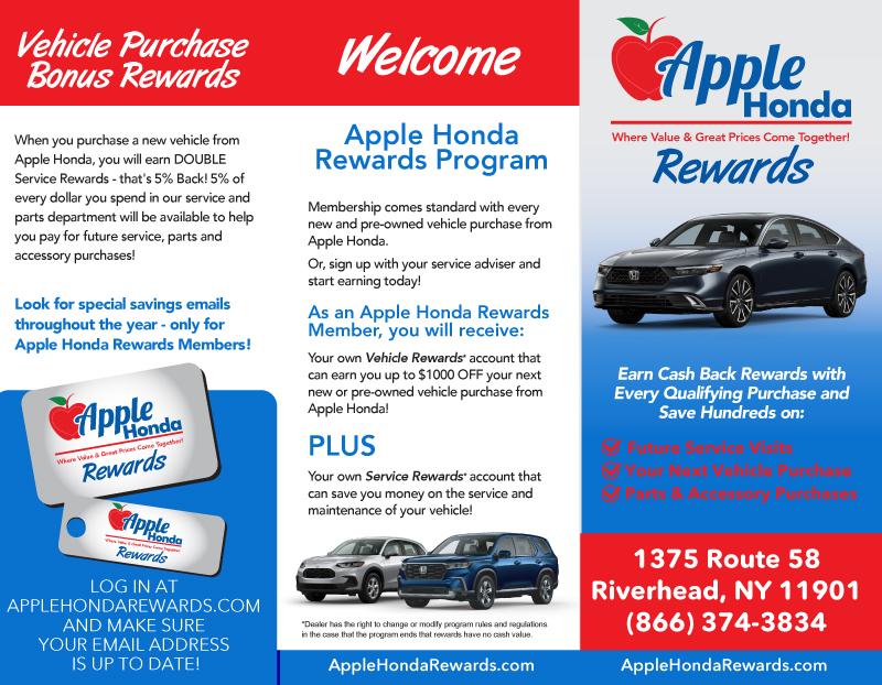 Apple Honda Rewards Card