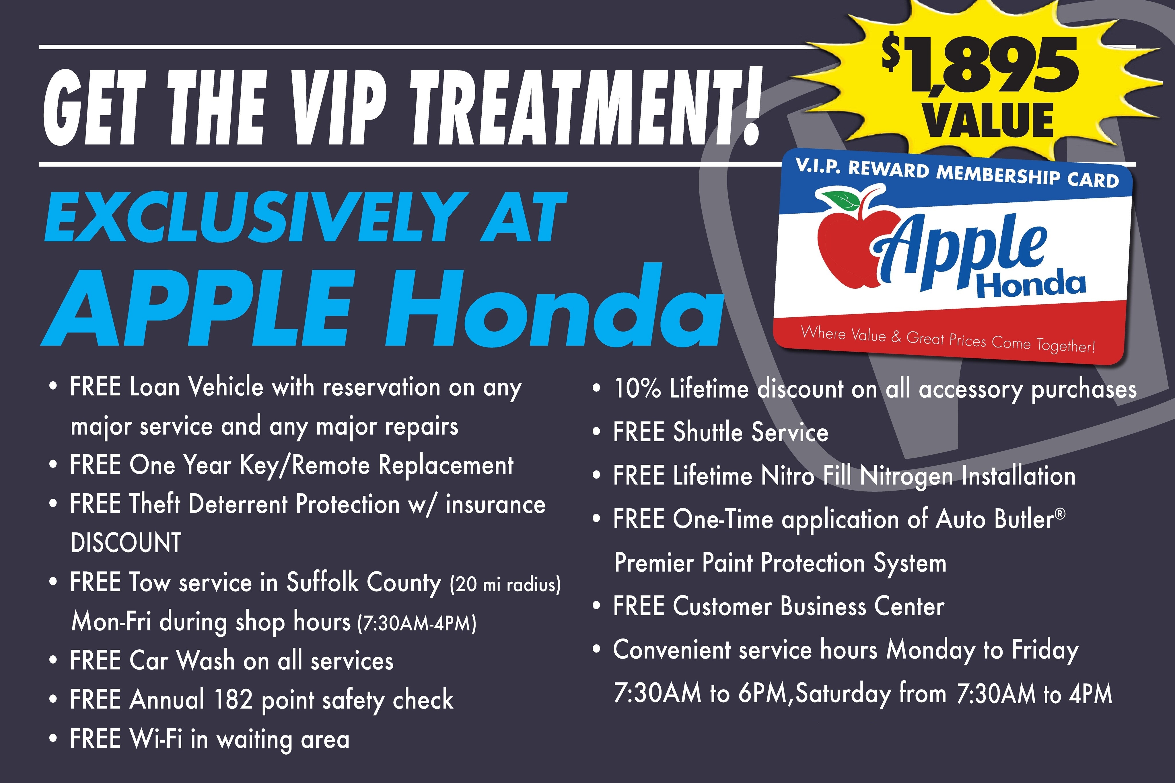 Buy and Service Your Vehicle at Apple Honda