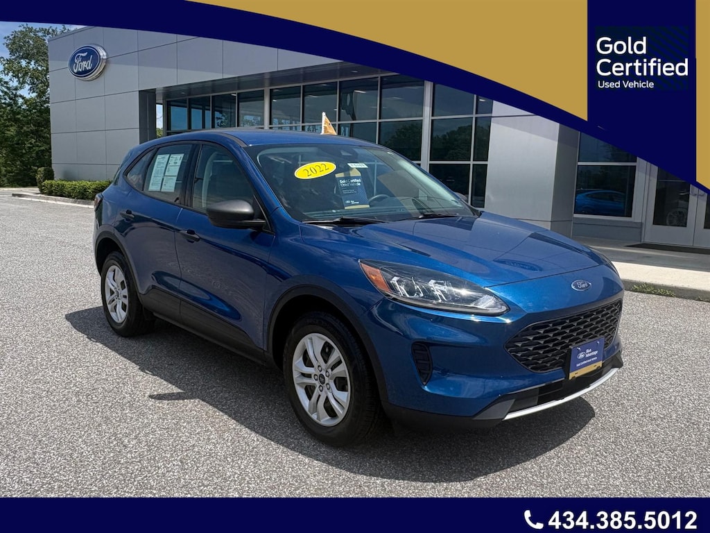 Certified 2022 Ford Escape S SUV