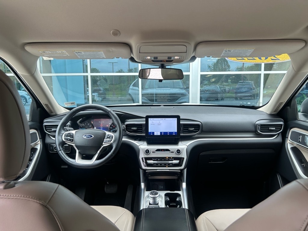 Certified 2022 Ford Explorer XLT with VIN 1FMSK8DH2NGA75830 for sale in Lynchburg, VA