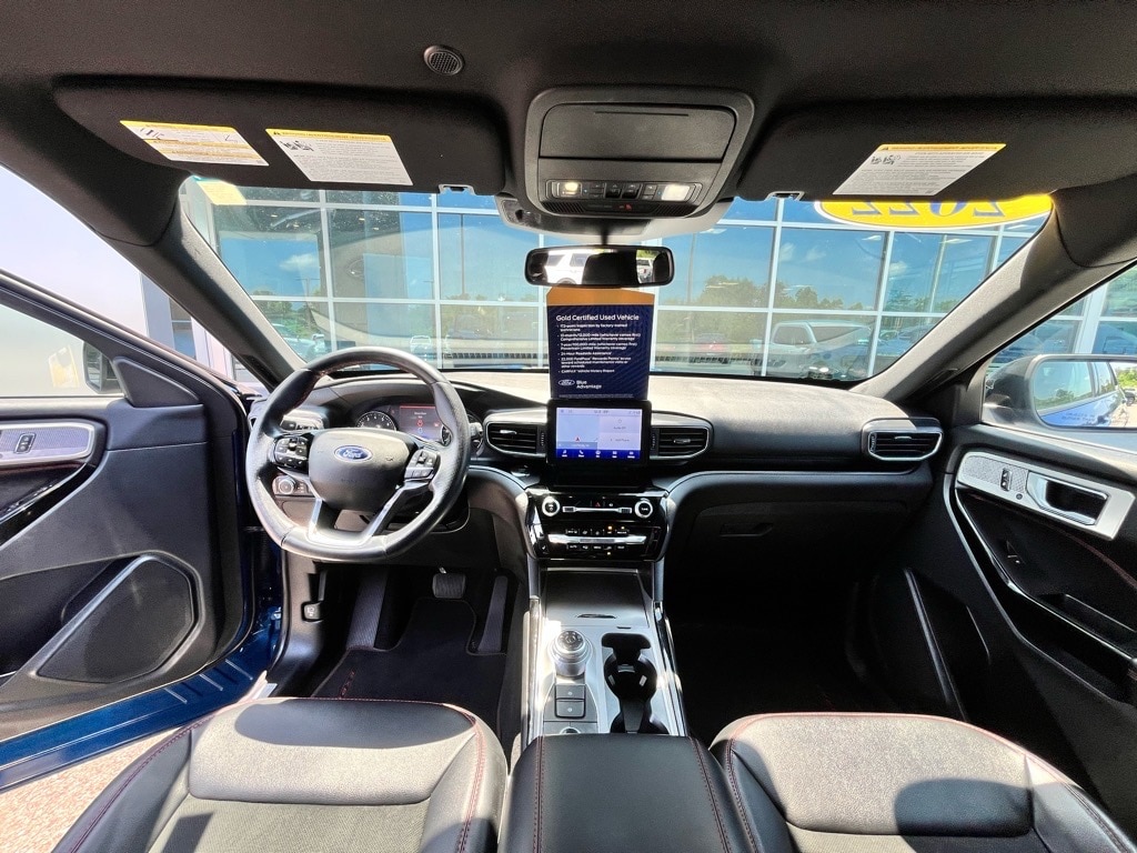 Certified 2022 Ford Explorer ST-LINE with VIN 1FMSK8KH7NGA12015 for sale in Lynchburg, VA