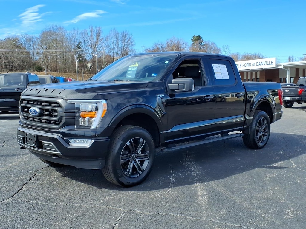 Used 2021 Ford F-150 XLT CREW CAB SHORT BED TRUCK