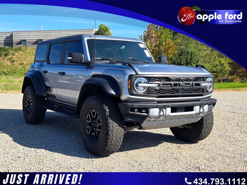 Certified 2023 Ford Bronco Raptor 4 Door Advanced 4X 4x4 Raptor SUV