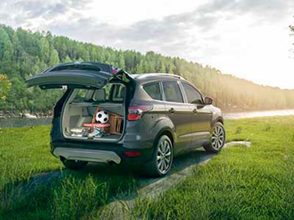 2018 Frod Escape with rear hatch open