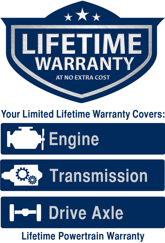 Lifetime Powertrain Warranty