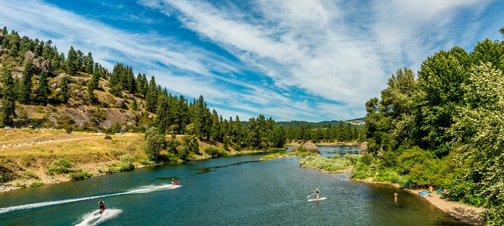 Mead, WA Scenic view of Mead, WA