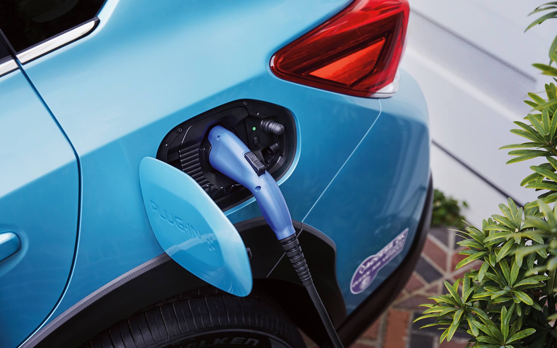 Subaru Crosstrek plugged-in