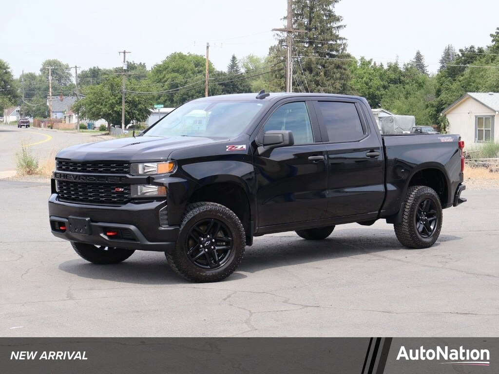 Used 2021 Chevrolet Silverado 1500 Custom Trail Boss Truck Crew Cab