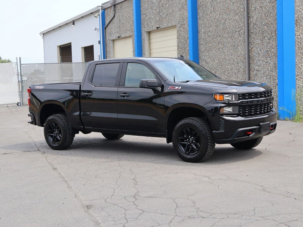 Used 2021 Chevrolet Silverado 1500 Custom Trail Boss Truck Crew Cab