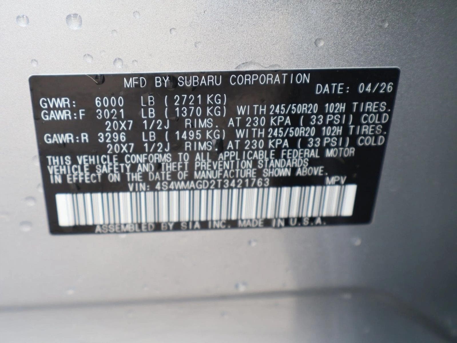 2026 Subaru Ascent Limited - Photo 19