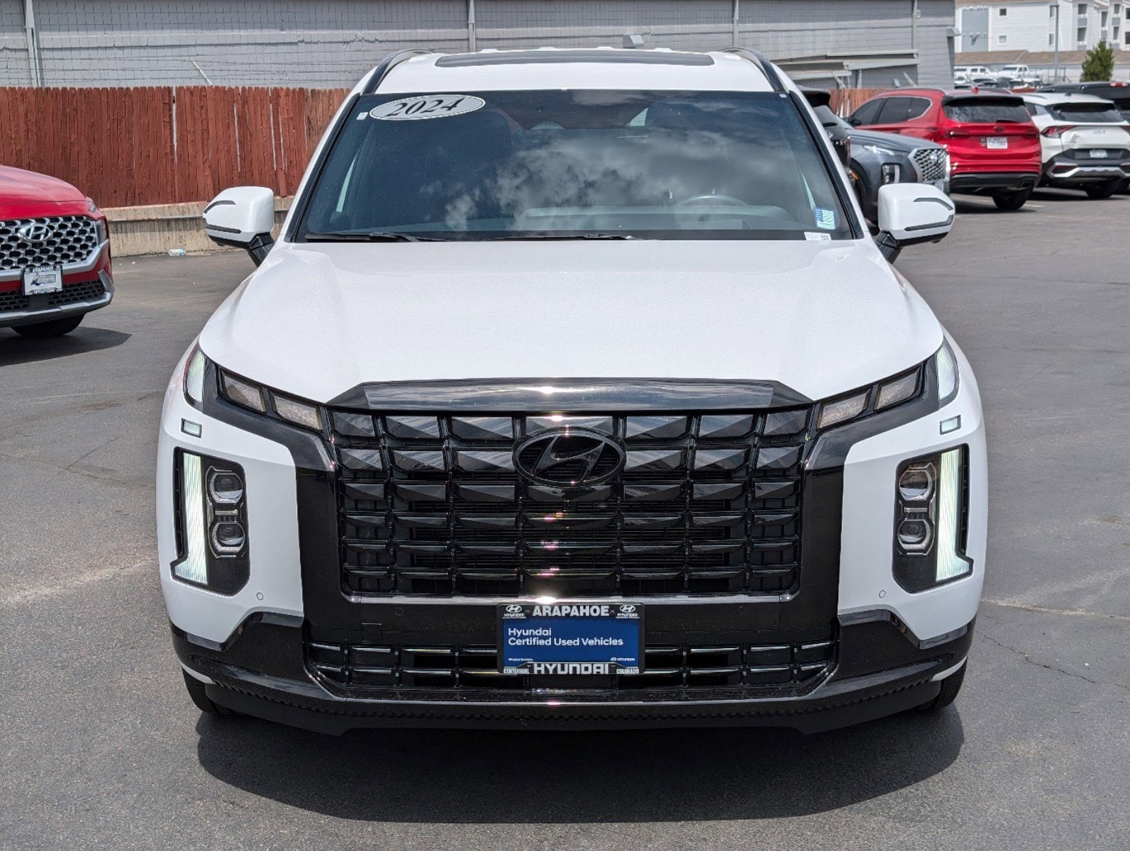 Certified 2024 Hyundai Palisade Calligraphy Night Edition with VIN KM8R7DGE9RU668246 for sale in Centennial, CO