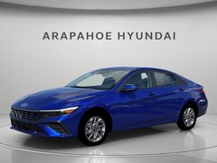 2026 Hyundai Elantra Hybrid Blue Sedan