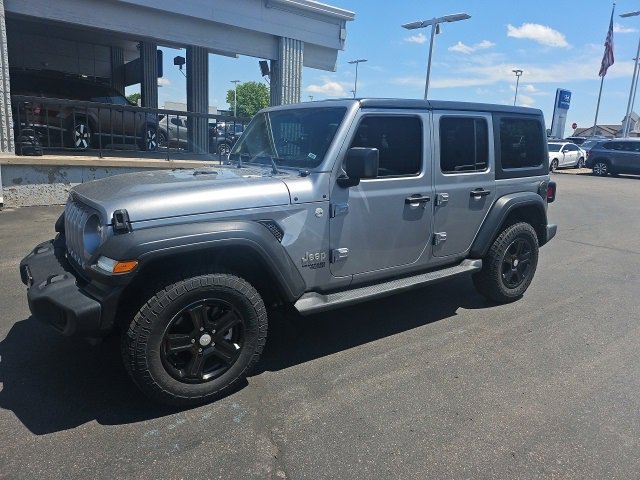 Used 2021 Jeep Wrangler Unlimited Sport S with VIN 1C4HJXDN6MW592893 for sale in Centennial, CO