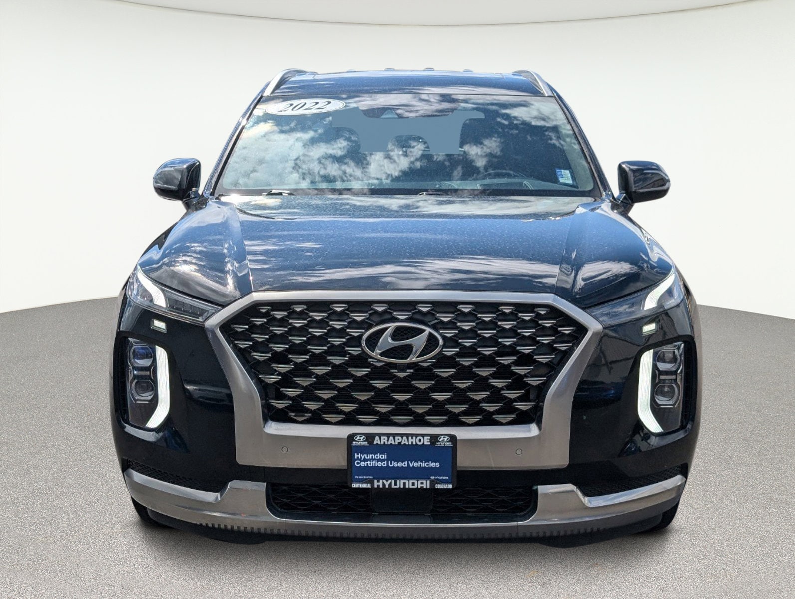 Certified 2022 Hyundai Palisade Calligraphy with VIN KM8R7DHE0NU353277 for sale in Centennial, CO