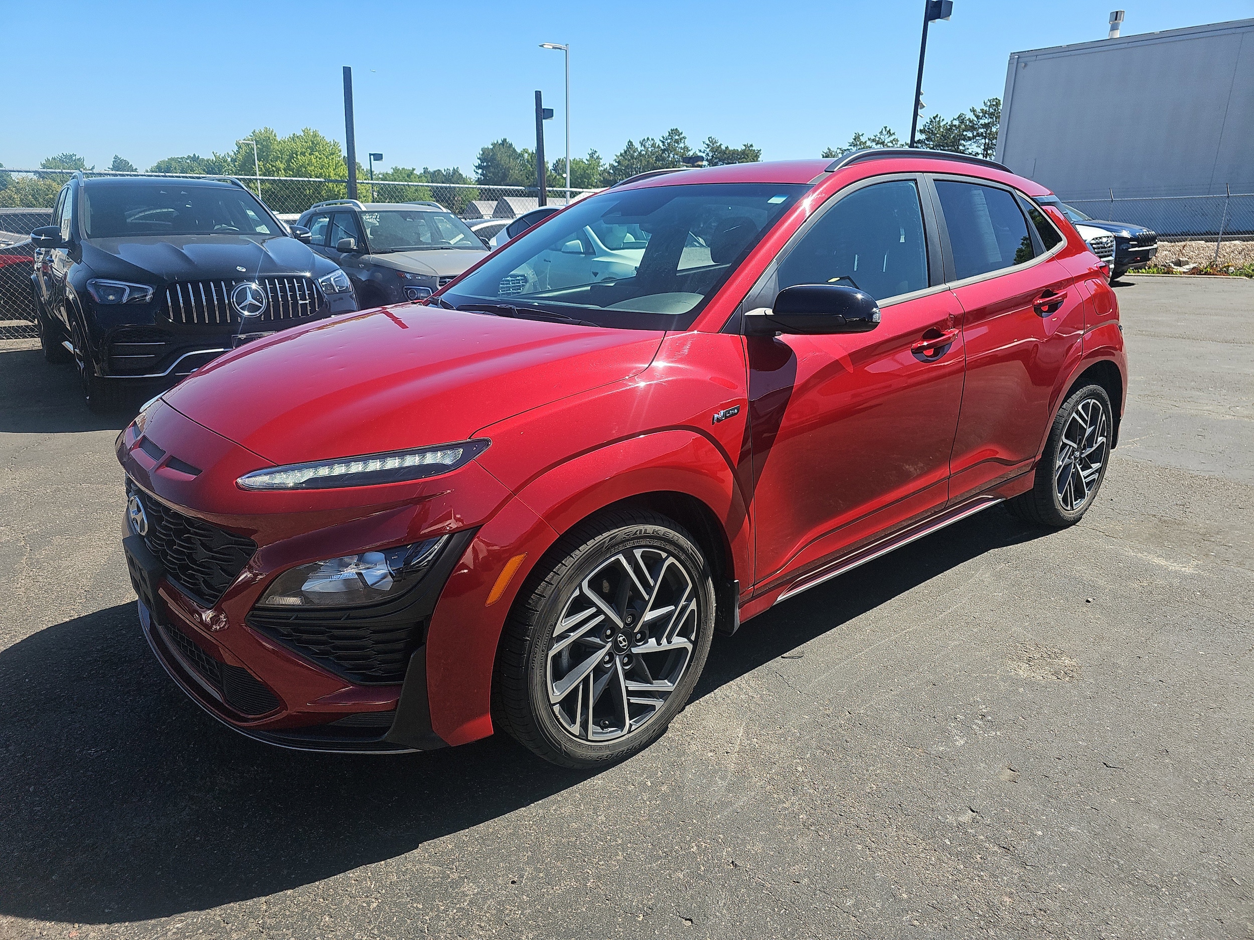 Certified 2022 Hyundai Kona N Line with VIN KM8K3CA33NU925524 for sale in Centennial, CO