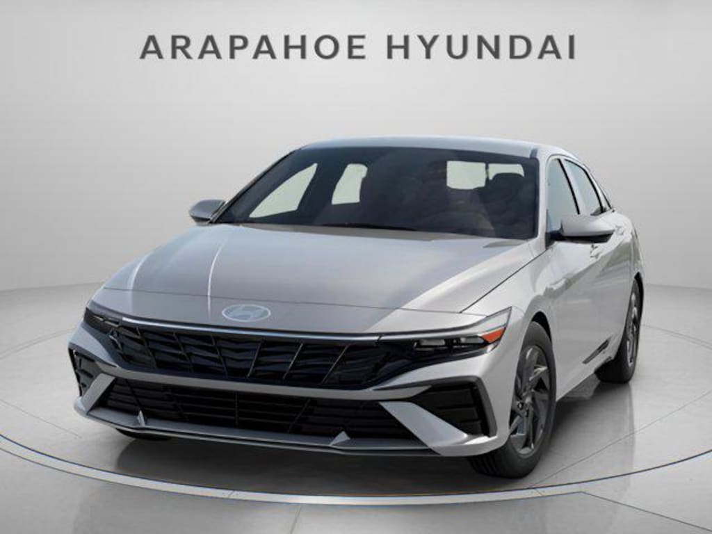 New 2026 Hyundai Elantra Hybrid Blue Sedan