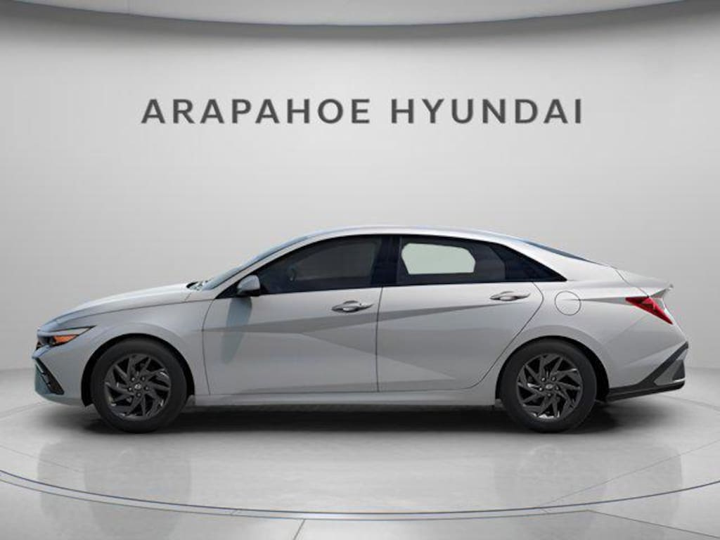 New 2026 Hyundai Elantra Hybrid Blue Sedan