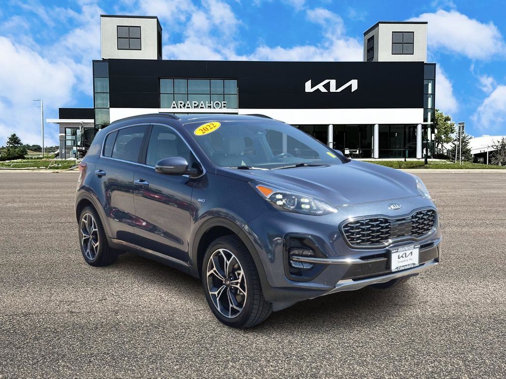 Certified 2022 Kia Sportage SX Turbo with VIN KNDPRCA61N7979244 for sale in Centennial, CO