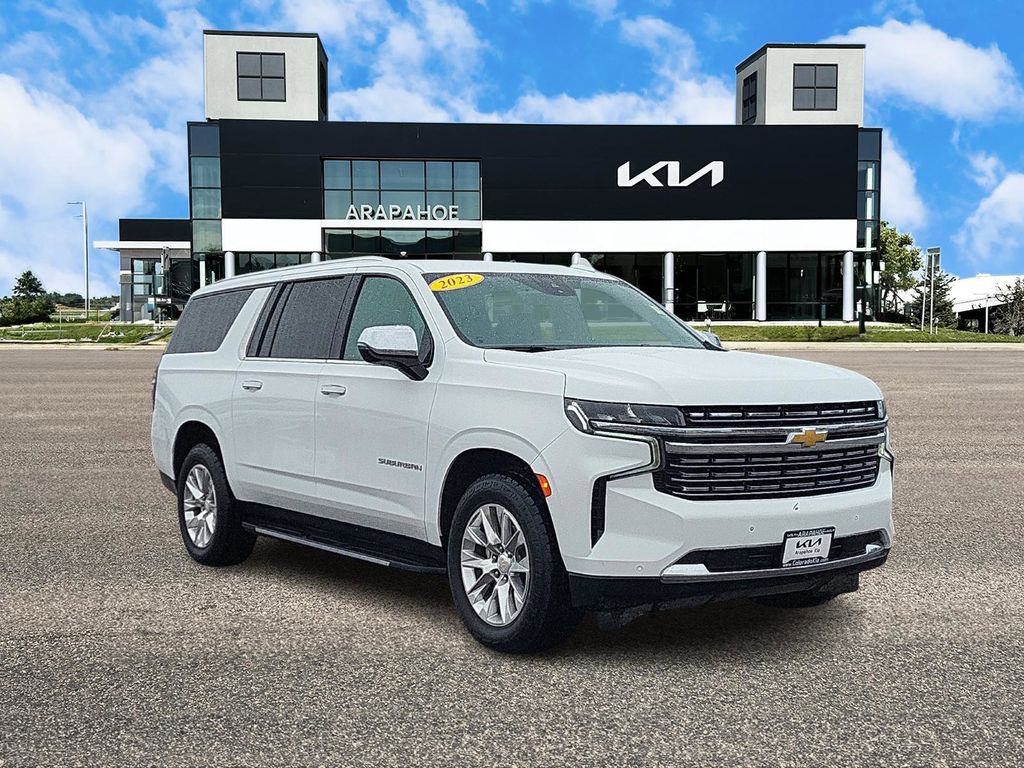 Certified 2023 Chevrolet Suburban Premier with VIN 1GNSKFKD3PR342187 for sale in Centennial, CO