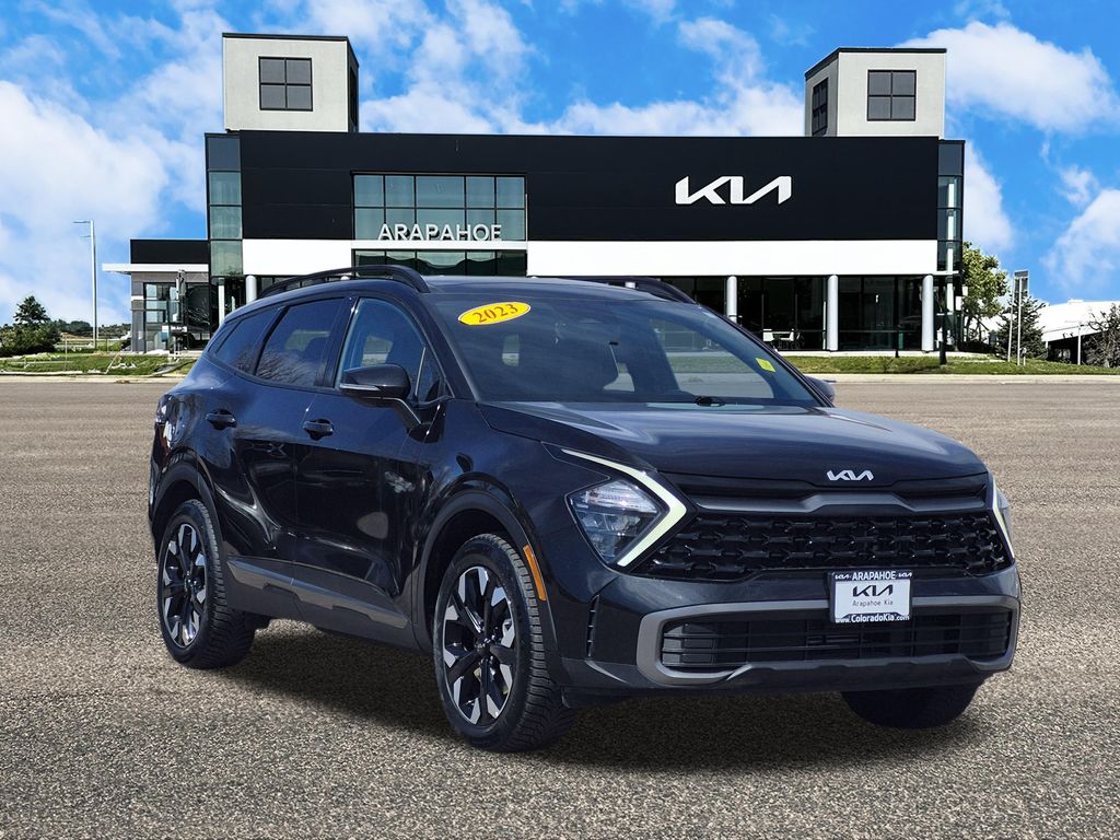 Certified 2023 Kia Sportage X-Line with VIN KNDPYDAH9P7077972 for sale in Centennial, CO