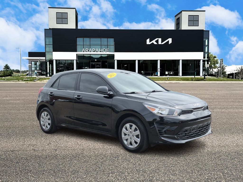 Certified 2023 Kia Rio 5-Door S with VIN 3KPA25AD2PE608388 for sale in Centennial, CO