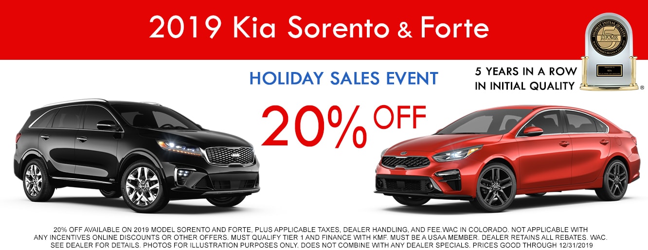 Don't miss out on the 2019 Kia Holiday Sales Event near Littleton CO