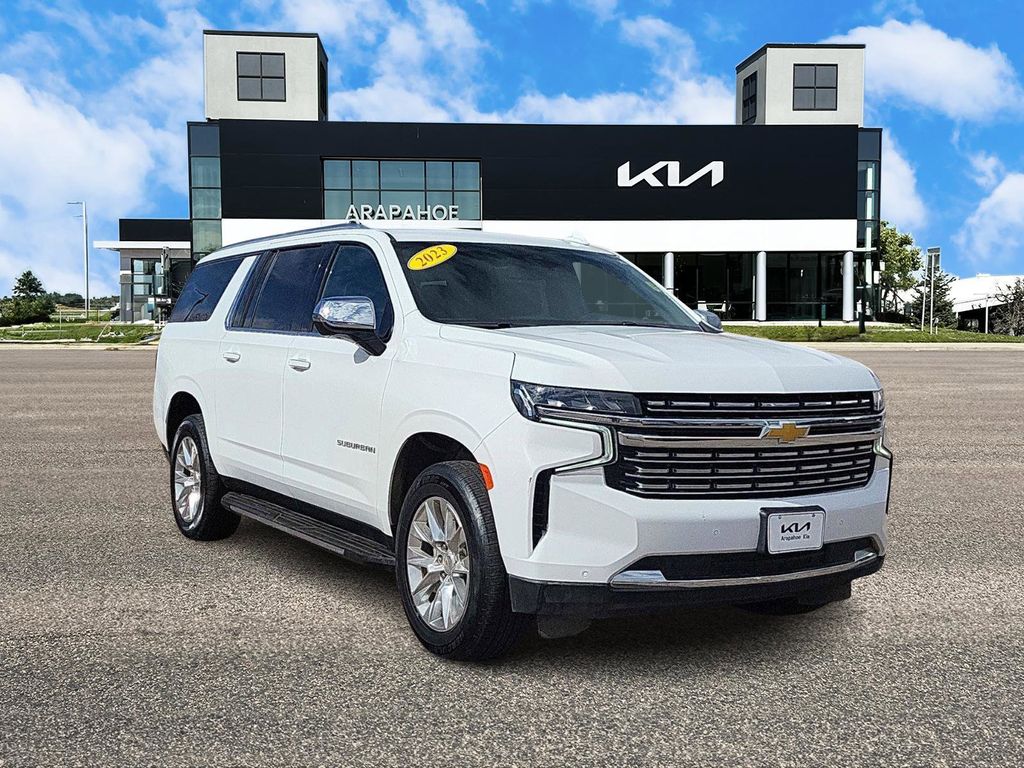 Used 2023 Chevrolet Suburban Premier with VIN 1GNSKFKD0PR367645 for sale in Centennial, CO