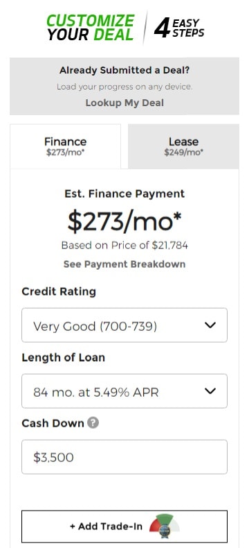 START YOUR DEAL HERE!