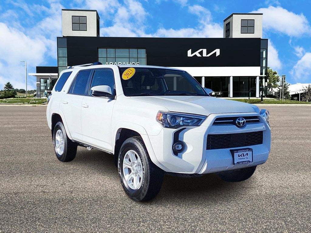 Used 2023 Toyota 4Runner SR5 with VIN JTEMU5JR7P6168124 for sale in Centennial, CO